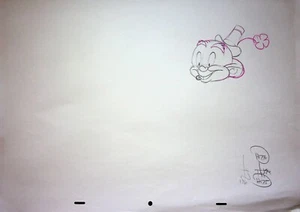 Wabbit: A Looney Tunes Production Hand Drawn 10x13 Art - Bild 1 von 2