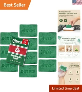 Natural Ayurvedic Body Soap Bar - Eco-Friendly Herbal Cleansing Solution - Picture 1 of 10