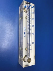 COLE-PARMER FR4A47BNBN/ Flowmeter 100 LPM Scale 0-100 LPM 95879 / NICE A++ - Picture 1 of 7