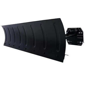72''Universal UTV Snow Plow Kit Snow Shovel Ahovel Skid Steel Dozer Blade US - Picture 1 of 16
