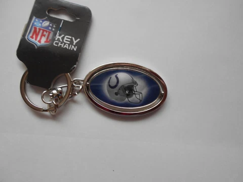 Indianapolis Colts Spinner Key Chain.Flips to different Logos. Nice  #387/495A Cover
