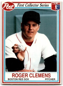 1990 Post Cereal Roger Clemens Boston Red Sox #2