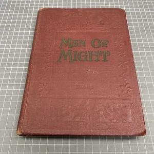 ORIGINAL VINTAGE Occult Junk Book Hard Bible Religious Men Of Might Evans - Bild 1 von 5