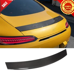 Carbon Fiber Rear Trunk Spoiler Wing Lip For Mercedes AMG GT GTC Coupe 2015-2019 - Picture 1 of 12