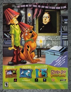 Scooby-Doo! Mystery Mayhem Nintendo GameCube - Print Ad Original Art 7.75x10.50 - Picture 1 of 1