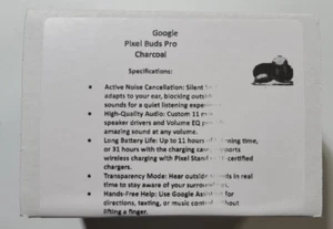 Écouteurs Google (GA34L) Pixel Buds Pro, charbon de bois - Photo 1 sur 7