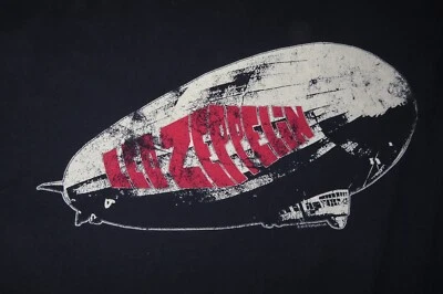 2018 Repro LED ZEPPELIN Blimp w/ British Flag (LG) Shirt JIMMY PAGE ROBERT PLANT - Image 1 of 4