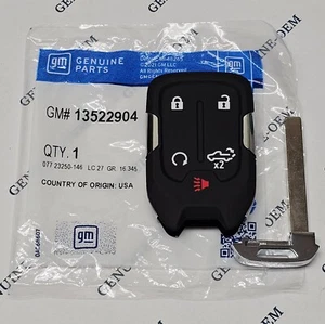 2021-2022 GMC Sierra Keyless Remote Entry Key Fob Transmitter GM 13522904 OEM - Picture 1 of 3