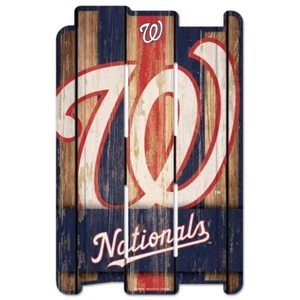 Washington Nationals MLB 17" x 11" Wood Decorative Indoor Sign Wincraft - Picture 1 of 1