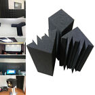 12x Corner Acoustic Panels Bass Trap Foam Wall Tiles Studio KTV Soundproof Tool