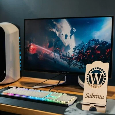 Personalized Monogram Cell  Stand  Stand  Dock - Image 1 of 4