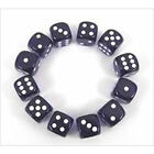 Dice And Gaming Accessories D6 Sets Translucent: 16Mm D6 Purple/White (12)