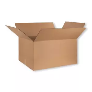 Kraft 13 x 13 x 13" 48 ECT275# Double Wall 15/Case Corrugated Boxes - Picture 1 of 6