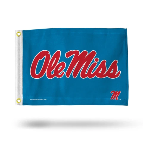 Ole Miss Rebels 12" x 18" Boat Flag Golf Cart Flag Cover