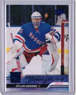 DYLAN GARAND 23/24 Upper Deck UD Deluxe Exclusives Young Guns #722 Rookie #/250 - Image 1 of 2