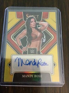 Panini Select WWE Mandy Oro Rosa 2022 Prizm Auto #edición 1/10 - Imagen 1 de 6