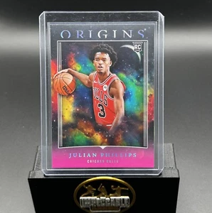 2023-24 Panini Origins - Pink #69 Julian Phillips Rookie RC /60 Chicago Bulls - Picture 1 of 5