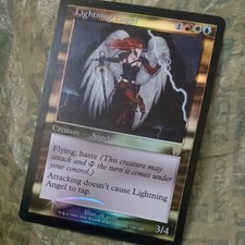 Mtg Lightning Angel Foil Wheel Original Version First Edition Apocalypse