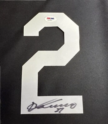 Vladimir Guerrero Signed White Jersey Number Only #2 Angels/Rangers 8 Inches PSA - Image 1 of 3