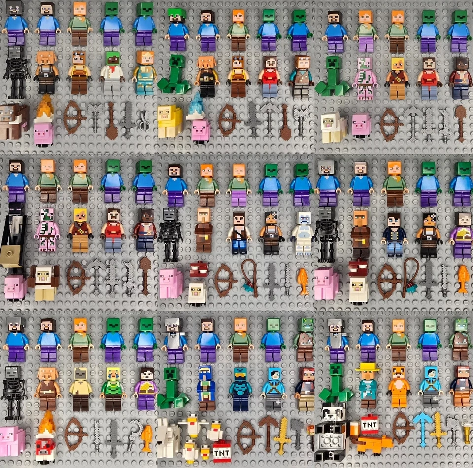 Lego Minecraft Minifigures Lots and Accessories - Image 1 of 1