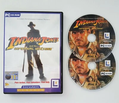 Indiana Jones and the Infernal Machine - PC - LucasArts Classic - Free, Fast P&P - Image 1 of 3