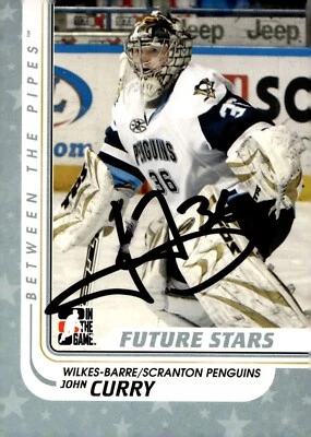 John Curry - Signed 2010-11 In The Game Between The Pipes Future Stars Card #69 - Image 1 of 2