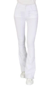 Pantaloni push-up a zampa modello flare vita alta - Foto 1 di 2