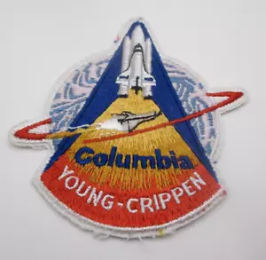ORIGINAL Columbia STS 1 NASA Kennedy Space Center Mission Young Crippen Patch - Bild 1 von 2