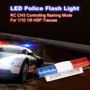 AUSTAR Auto LED Polizei Blitzlicht für 1/10 HSP Tamiya Axial SCX10 D90 RC Auto - Bild 1 von 13