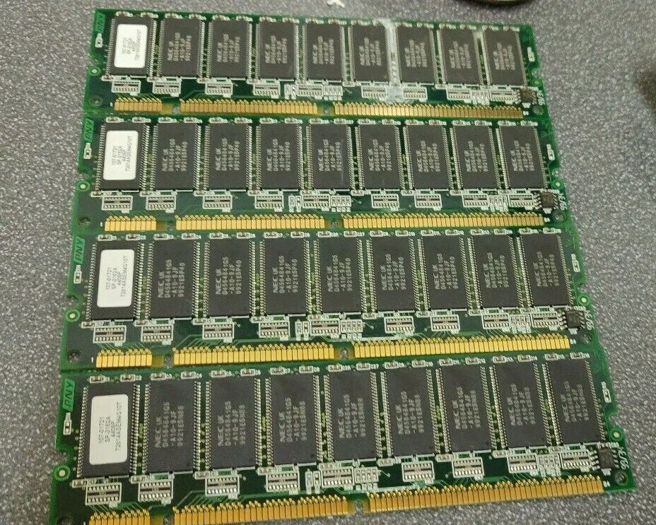 4x NetApp SP-3162A 107-01721 64MB DIMM Memory Modules for NetApp F720 Filer Head - Image 1 of 1