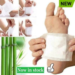 2/10/20x Ginger Detox Foot Pads Patch Healthy Pad Herbal TI Detox Cleansing۞ - Picture 1 of 11