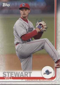 2019 Topps Pro DeBut WILL STEWART Base Single - LAKEWOOD BLUECLAWS - #132 - Picture 1 of 1