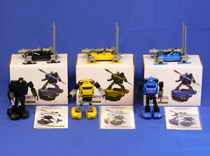 X-TRANSBOTS TORO LOT OF 3 WARRIOR CLONE BLACK YELLOW BLUE MP STYLE TF - Picture 1 of 7