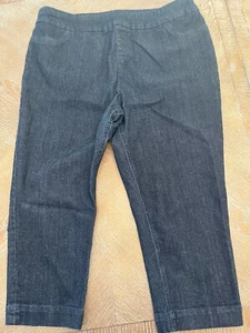 "Pantalones de mezclilla azul Soft Surroundings cintura PXL 36"" entrepierna 22""" - Imagen 1 de 6