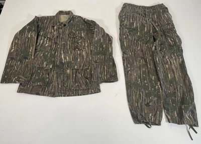 Vintage Realtree Camo BDU Military Style Hunting Coat & Pants Small Regular - Image 1 of 4