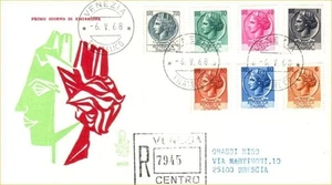ITALIA 1968 FDC (Venetia) Siracusana 7v racc - Picture 1 of 1
