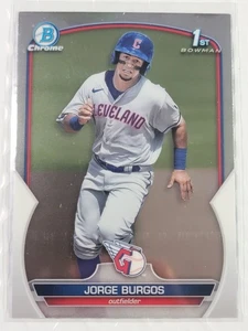 2023 Bowman Chrome Prospect Jorge Burgos 1st Bowman #BCP-98 Cleveland Guardians - Picture 1 of 1
