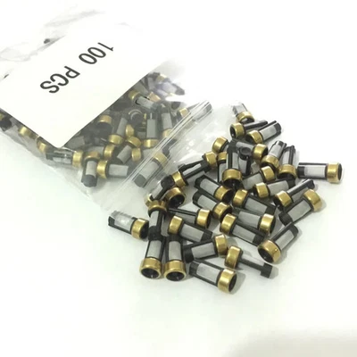 100pcs Fuel Injector Micro Filter 12*6*3mm Basket Filter Fuel Injector Filter - Image 1 of 4