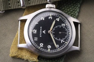 Eterna Dirty Dozen WWW Army Wristwatch c.1945 - Picture 1 of 11