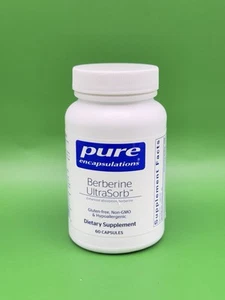 Pure Encapsulations Berberine UltraSorb  550 mg- 60 caps - Picture 1 of 4