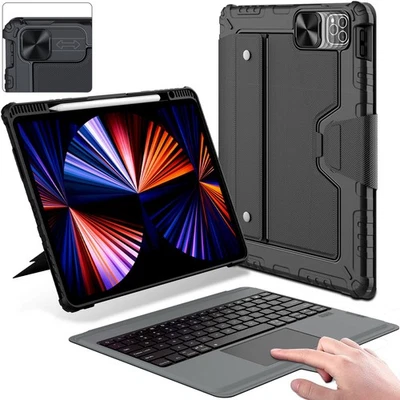 Nillkin Case for iPad Air 13 inch Keyboard M3,2025/M2,2024, Slide Camera Cover - Image 1 of 4