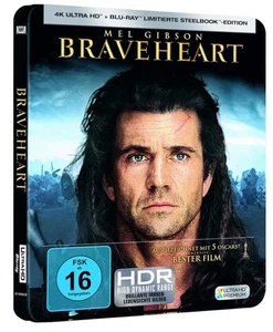 BRAVEHEART - 4K ULTRA HD +BLU-RAY STEELBOOK EDITION - DEUTSCHE AUSGABE! - Bild 1 von 7
