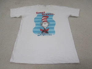 Dr. Seuss Shirt Mens One Size Cat in the Hat Grinch Sweet Dreams Nightmares - Picture 1 of 12