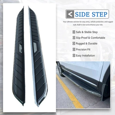 Fits For Toyota Sienna 2022-2025 Fixed Running Board Side Step Nerf Bars - Image 1 of 4