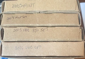 2003, 2004, 2005, 2006 US MINT P & D UNCIRCULATED SET FACTORY SEALED - Picture 1 of 3