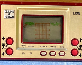 Nintendo Game Watch Lion Rare Vintage Retro Handheld LCD Console