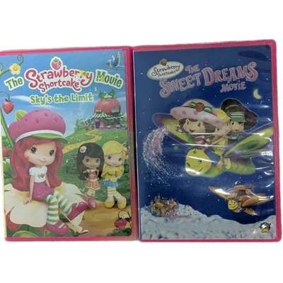 The Strawberry Shortcake Movie: Skys The Limit (DVD, 2009) + The Sweet Dreams Mv - Imagem 1 de 4