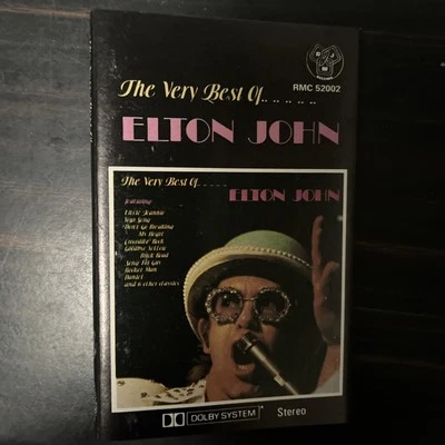 Vintage Collectable: The Very Best Of Elton John Cassette Pop Singer RMC 52002 - Image 1 of 4
