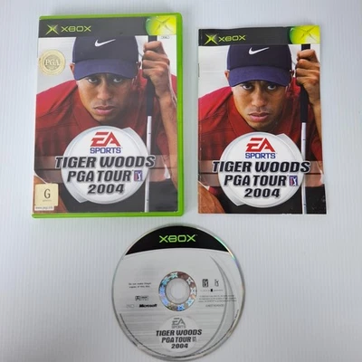 Tiger Woods PGA Tour 2004 Xbox Game PAL EA Sports Complete Manual Golf Classic - Image 1 of 4