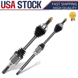 Front CV Axle Shaft Pair 2 for 2008-2013 Nissan Rogue 2014-2015 Rogue Select AWD - Picture 1 of 8